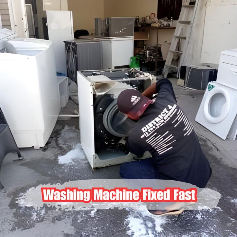 Top load Washing Machine Fixed Fast - Jutt Maintenance W.L.L